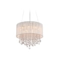 thumbnail image 2 of Avenue Lighting 12 Light Dual Mount/Flush & Hanging Beverly Dr. White Silk String - Exact Size, 2 of 7