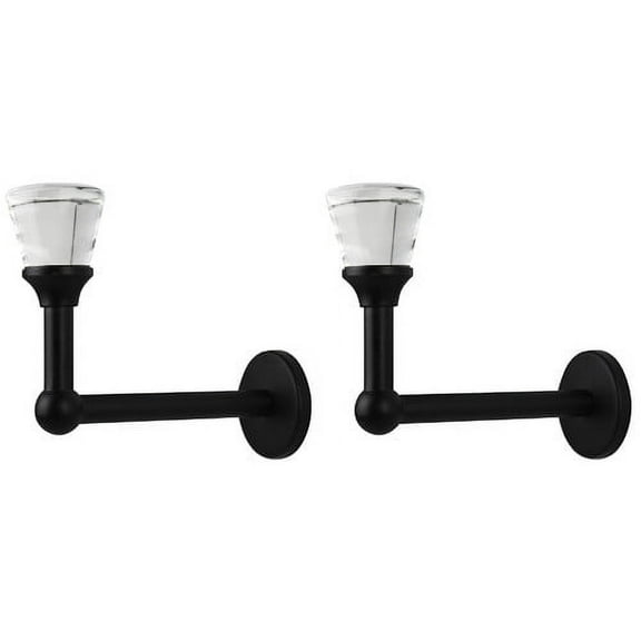 Urbanest Tappo Crystal and Metal Drapery Curtain Holdback (Set of 2)