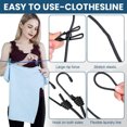thumbnail image 6 of Moocorvic Clearance Retractable Clothesline, Clothes Line Retracting Indoor, for Camping, Backyard, Durable Wild Travel Portable Windproof Clothesline Clips Hanger, 6 of 6