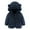 Navy, variant on Fesfesfes Fleece Jackets For Toddlers Girls Boys Winter Warm Flannel Hoody Jackets for Kids Zip Up Outerwear Coat Toddler Kids Jacket Holiday