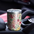 thumbnail image 4 of 30oz Pioneer Flower Floral Print Pattern Tumblers Stainless Steel Tumbler with Lid and Straw,Vacuum Insulated Double Wall Travel Tumbler Cups Mug with Cleaning Brush for Coffee,Tea, 4 of 7