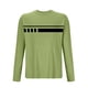 thumbnail image 3 of Blusas y camisas de manga larga con cuello redondo para hombre, deportivas, fitness, hogar, pijamas estampados, camiseta de manga larga con cuello redondo, blusa de poliéster para hombre, 3 of 3