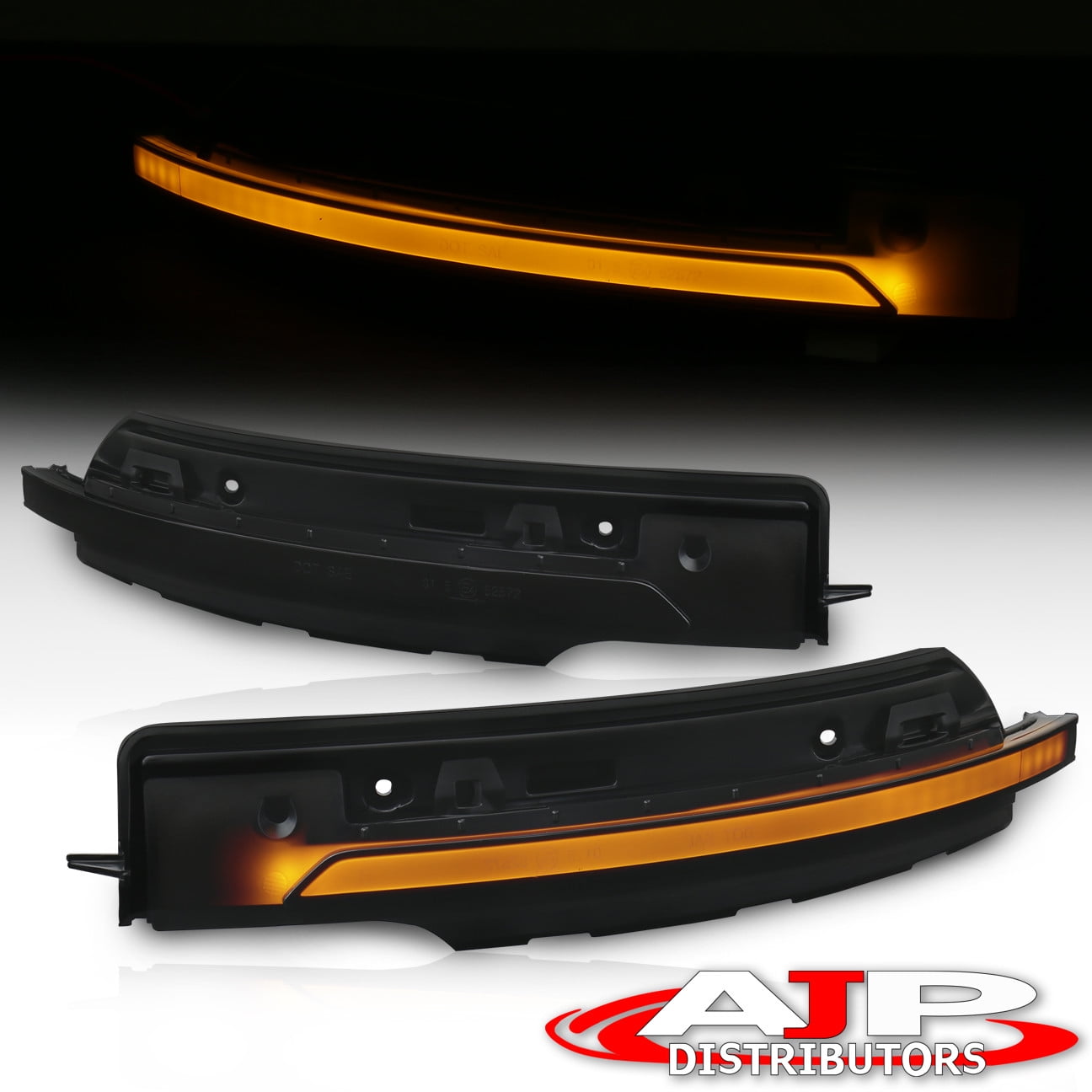 AJP Distributors Replacement Smoked Lens Sequential LED Side Mirror