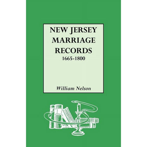 New Jersey Marriage Records, 1665-1800, (Paperback)