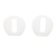 thumbnail image 2 of 1 par de almohadillas antideslizantes de silicona suave para auriculares blanco Sunnimix Consejos para auriculares, 2 of 8