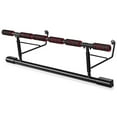 Gymax Doorway Chin Foldable Pullup Bar No Screw with Foam Grip for