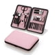 thumbnail image 2 of Juego de manicura Kit profesional de cortaúñas Herramientas de cuidado de pedicura - Kit de aseo para mujeres de acero inoxidable 18 piezas para viajes o hogar (rosa), 2 of 5