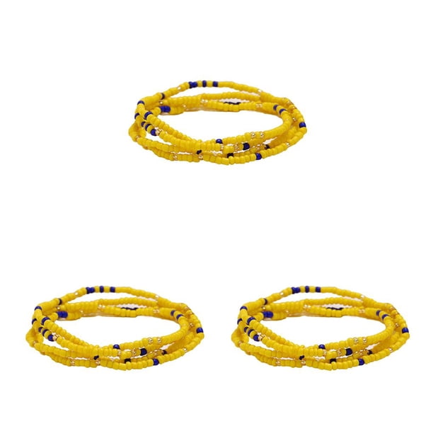 Qarigey Cuentas Cadena de cintura Estilo simple Decoración de moda Accesorio Ropa Cintura Decoración Vientre Cadenas Joyería Regalo Tipo 1 Type1 NO1