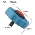 thumbnail image 6 of 72 Teeth Mini Ratchet Socket Wrench Palm Finger Reversible 1/4 3/8 1/2Inch Drive Compact Quick Release Mechanic Tool Set 6.35Mm Fangkenuo, 6 of 9