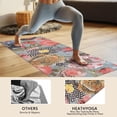 thumbnail image 4 of Pioneer Flower Floral Print Pattern Hot Yoga Mat Towel Non Slip for Hot Yoga - Quick-Drying Yoga Mat Cover with 4 Corner Pockets with Travel Bag - Hot Yoga Towel Non Slip 70"x26", 4 of 6