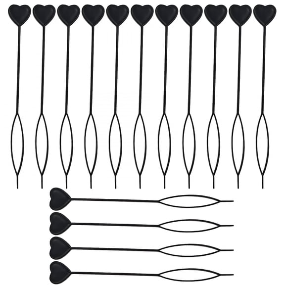 TUWAFE Beader for Loading Hair Braids Tool Plastic Kids Girls Stringer Tail Maker 15 pcs