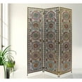 thumbnail image 5 of Screen Gems 3 Panel Beaded Metal Mosaic Screen, 5 of 5