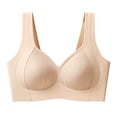 thumbnail image 5 of Afdoent Bras for Women Seamless Soft Support T Shirt Bra for Full Coverage Sagging Comfort Wireless Unlined Pullover Bralette, 5 of 5