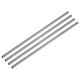 thumbnail image 1 of Pajitas de metal reutilizables Uxcell 4 Pajitas rectas de acero inoxidable 8,5 pulgadas color plateado, 1 of 5