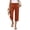 Red, variant on Cotton Linen Capris for Women Casual Summer Straight Wide Leg Loose Drawstring Elastic Waist Petite Pull On Pants for Women Blue 3XL