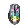 thumbnail image 5 of Under $10 Wireless Mouse, Wired Connection Wireless Connection Bluetooth Connection The Third Mock Examination Full Transparent RGB Cool Light Effect 5-gear DPI Adjustment Game Mouse, 5 of 6