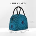 thumbnail image 2 of Fotbe Spider And Cobweb Pattern Lunch Bag, Insulated Lunch Box, Small Leakproof Cooler Food Lunch Containers Reusable High Capacity Lunch Tote Bags for Work, Travel, Outdoor, 2 of 6