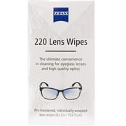Zeiss Pre-Moistened Lens Cleaning , 220 Count