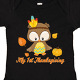 thumbnail image 4 of Inktastic My First Thanksgiving Owl Boys or Girls Baby Bodysuit, 4 of 5