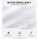thumbnail image 3 of 2 Pack Adjustable Bib Apron Waterdrop Resistant with 2 Pockets Cooking Kitchen Aprons for Women Men Chef, White, 3 of 4