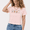 1-Pink, variant on Cozymy Women Cute Reading Goose Crop Top Comic Strip Tee Funny Book Graphic T-shirt Aesthetic Summer Casual Outfit