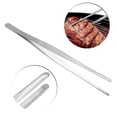 thumbnail image 3 of Pinzas de cocina Pinzas de acero inoxidable para cocinar pinzas con puntas dentadas de precisión Pinzas médicas (rectas de 12 pulgadas), 3 of 5