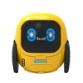 thumbnail image 1 of Wuztai Offres 90 % de Réduction (Jaune), Offres Black And Friday Robot Rond Télécommande Petit Dôme Machine à Musique Rotation de Langue Démonstration Jouets pour Garçons et Filles Liquidation, 1 of 7