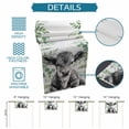 thumbnail image 6 of Grey Cow Table Runner 70 Inches, Weeping Green Leaves Elegant Farmhouse Bed Runner Dresser Scarves Tabletop for Indoor Outdoor Parties/Ceremony/Banquet, 13" x 70", 6 of 8