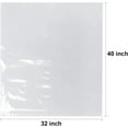 thumbnail image 2 of Sacs Rétractables en Cellophane 32x40 Pouces pour Panier de Pâques, Sacs de Pellicule Rétractable Grands, Transparents, 5 Paquets, 2 of 5