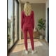 thumbnail image 3 of Conjunto Mujer 2 Piezas Blusa Manga Larga Y Pants Ajuste Cómodo Casual, 3 of 5