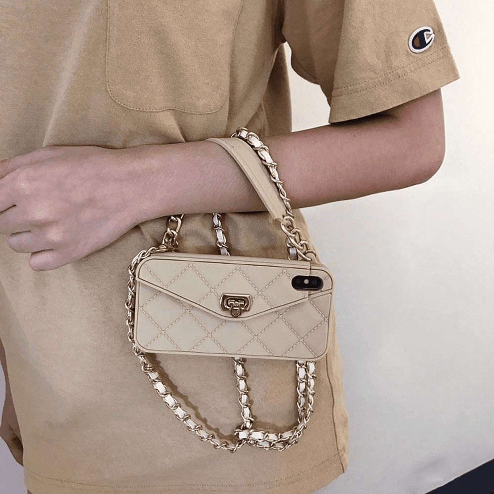 iphone 7 purse case with shoulder strap