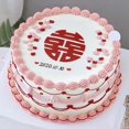 thumbnail image 7 of sunsanly Double Happiness Word Cake Mold Chinese Style DIY Handmade Silicone Cake Mold Wedding Decor Baking Tools, 7 of 7