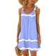 thumbnail image 5 of Vestido de Verano para las Mujeres Impreso sin Mangas Cuello Redondo, Suelto de Rodilla de Longitud Vestido Casual para la Primavera, 5 of 5