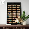 thumbnail image 5 of Enno Vatti Top 100 Movies Scratch Off Poster - Bucket List of Best Films - 100 Movie Scratch Off Poster (16.5" x 23.4") - Including Top 100 Movie Posters - Gift for Movie Lovers, 5 of 7