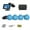 Paris blue, variant on Car Parking Sensor Backup Radar Kit With 4 Park Sensors LCD Display Accessories Voice Reverse Detector Security Alert System ,Easy Installation& Fit All Vehicles