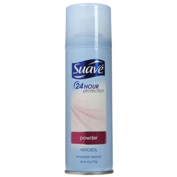 Suave 24 Hour Protection AntiPerspirant Deodorant Spray Powder 4 oz