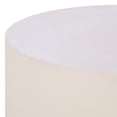 thumbnail image 6 of Safavieh Georgia Outdoor Modern Round Polyfiber Coffee Table, White, 6 of 9