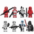 thumbnail image 2 of 34 PCS Space Battle Minifigures Set, ABS Building Blocks for Kids and Collectors, 2 of 10