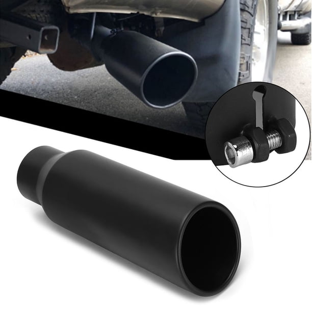 Tubería De Escape De Automóvil Universal De Acero Inoxidable Entrada De 80 Mm Con Salida De 102 Mm: Garganta De Alto Rendimiento Para Una Potencia Mejorada Y Un Flujo De Escape