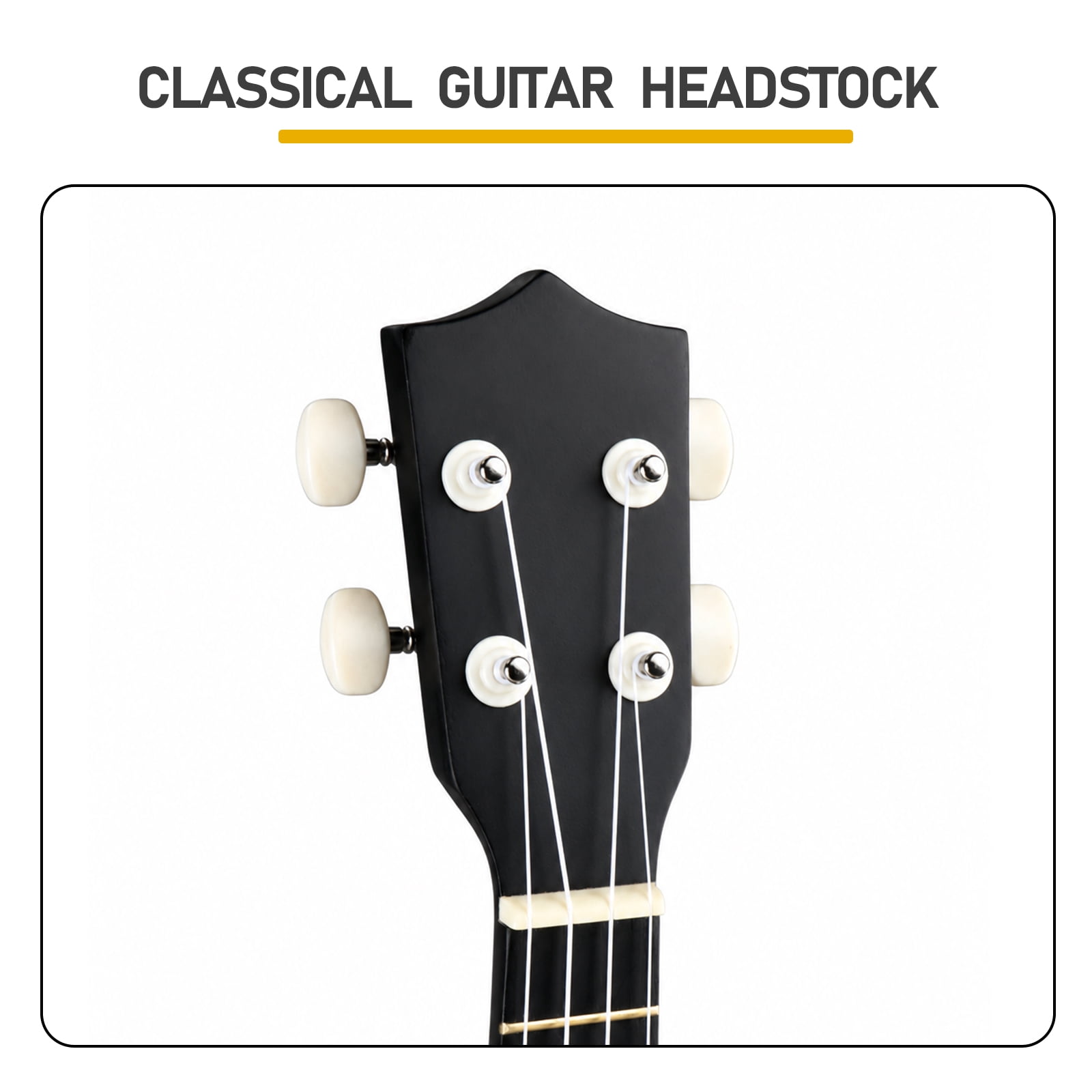21 Inch Ukulele Beginner Kit with Bag Capo Strap Picks Tuner