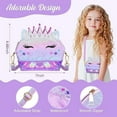 thumbnail image 4 of Belle&Birdie Mermaid Purse for Girls, Little Girl Purse with 6pcs Dress Up Jewelry Set Pretend Play Kids Accessories, Birthday Mermaid Toys for Girls, Kids,Toddler, 4 of 7