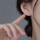 thumbnail image 5 of 1 par de pendientes de conejo, 5 of 5