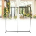 thumbnail image 6 of Square Metal Wedding Arch Frame Backdrop Flower Balloon Stand Free Standing, 6 of 6