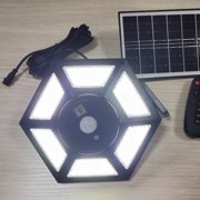 ZPAQI Upgraded Solar Shed Light Indoor Outdoor Solar Powered LED Daytime Work Lights