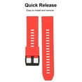 thumbnail image 3 of 22mm Watch Band Soft Silicone Quick-Release Strap with Buckle Breathable Watchband Wristband Compatible with 22mm Smart/Traditional Watch, 3 of 9