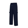 thumbnail image 3 of Pantalones de chándal anchos y holgados para hombre: cintura elástica con cordón, mezcla de lino, corte holgado con bolsillos laterales para yoga/running/uso informal., 3 of 4