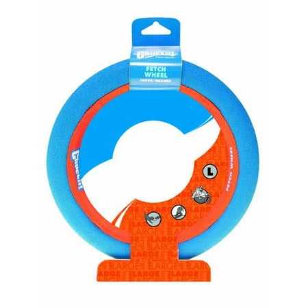 - Chuckit! Fetch Wheel Toy for Dogs Rolling Toy Buoyant Bright Colors Large