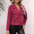 thumbnail image 4 of Oversized Jackets for Women Lightweight Solid Color Long Sleeve Loose Fit Blazers 2025 Fall Fashion Tops Trendy 2025, 4 of 9