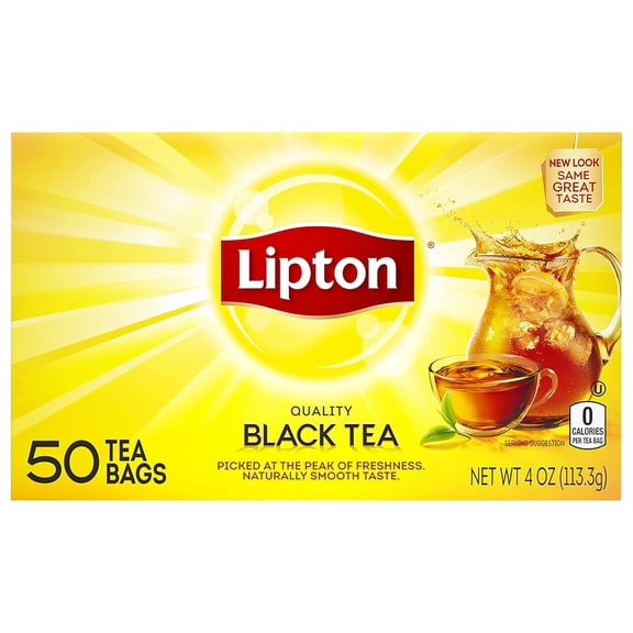 Lipton Black Tea Bags America's Favorite Tea 50 ct