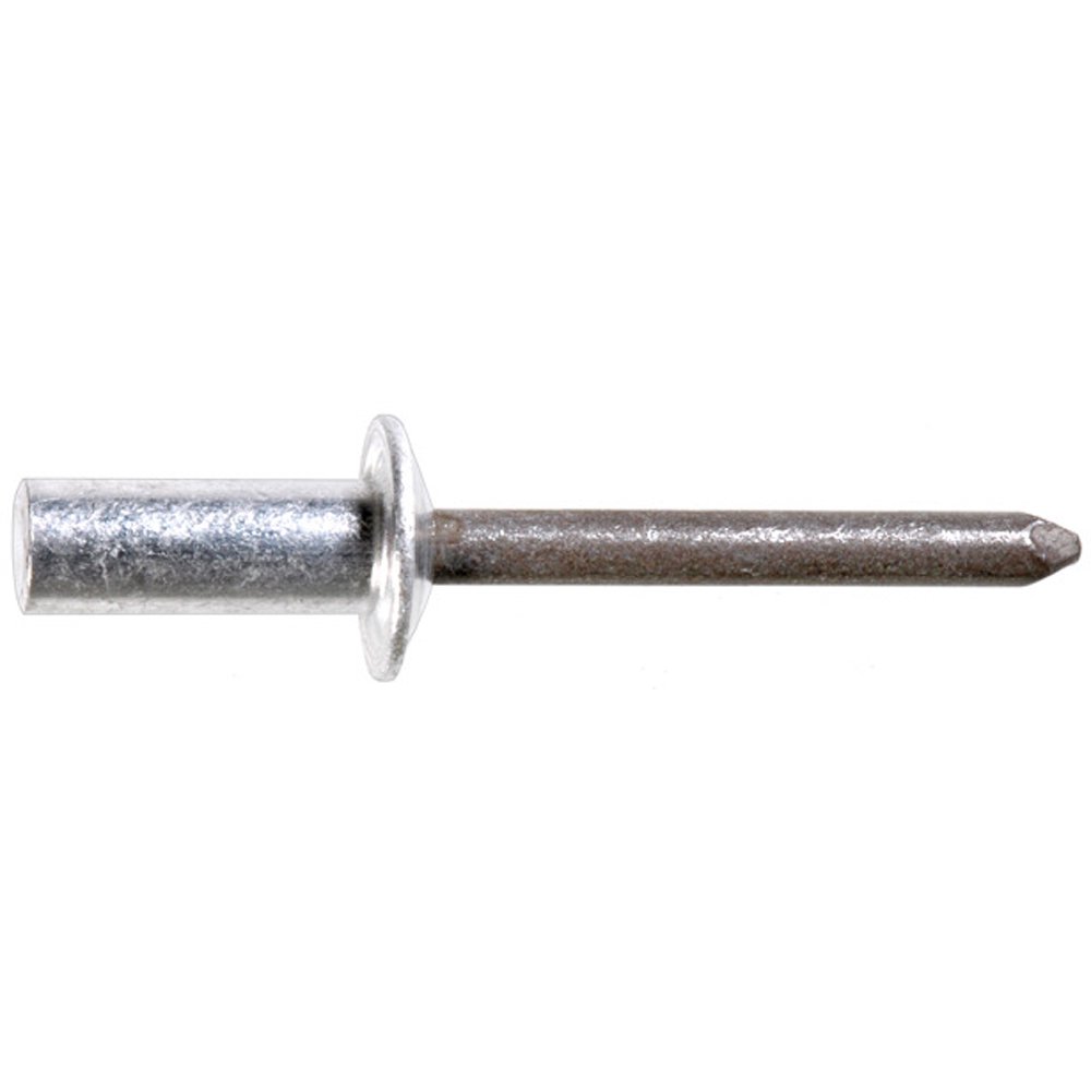 25 1/4 Closed End Rivets Aluminum Rivet, Steel Mandrel